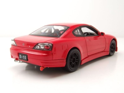 Nissan Silvia S-15 1999 rot Modellauto 1:24 Welly