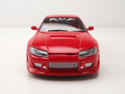 Nissan Silvia S-15 1999 rot Modellauto 1:24 Welly