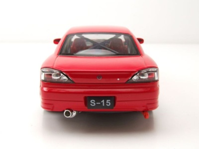 Nissan Silvia S-15 1999 rot Modellauto 1:24 Welly