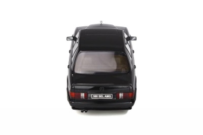 Mercedes 560 6.0 SEL AMG W126 1989 schwarz metallic Modellauto 1:18 Ottomobile