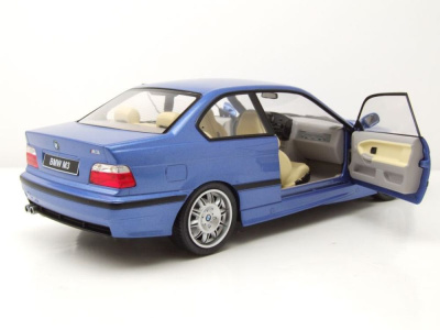 BMW M3 Coupe E36 1990 blau Modellauto 1:18 Solido