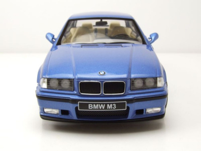 BMW M3 Coupe E36 1990 blau Modellauto 1:18 Solido