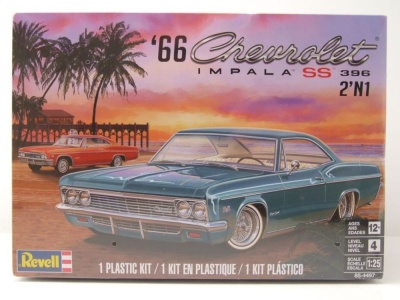 Chevrolet Impala 396 SS 1966 Kunststoffbausatz Modellauto...