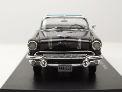 Pontiac Star Chief Convertible 1956 hellblau schwarz Modellauto 1:43 Neo Scale Models