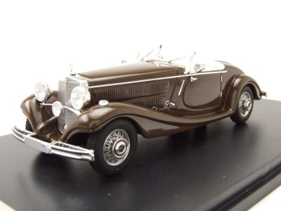 Mercedes 290 Roadster W18 1937 dunkelbraun Modellauto...