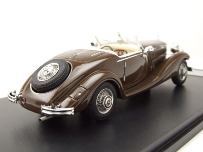 Mercedes 290 Roadster W18 1937 dunkelbraun Modellauto 1:43 Neo Scale Models