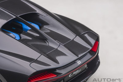 Bugatti Chiron 2019 blau carbon Modellauto 1:18 Autoart