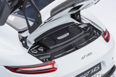 Porsche 911 (991.2) GT3 RS Weissach 2017 weiß Modellauto 1:18 Autoart