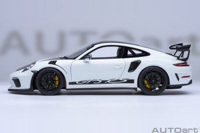 Porsche 911 (991.2) GT3 RS Weissach 2017 weiß Modellauto 1:18 Autoart