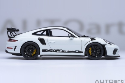 Porsche 911 (991.2) GT3 RS Weissach 2017 weiß Modellauto 1:18 Autoart