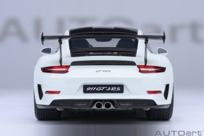 Porsche 911 (991.2) GT3 RS Weissach 2017 weiß Modellauto 1:18 Autoart