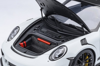 Porsche 911 (991.2) GT3 RS Weissach 2017 weiß Modellauto 1:18 Autoart