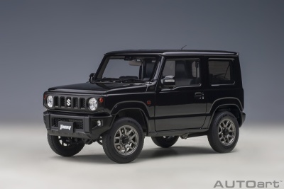 Suzuki Jimny JB86 RHD 2018 schwarz Modellauto 1:18 Autoart