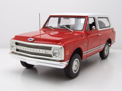 Chevrolet K5 Blazer 1969 rotorange weiß Modellauto...