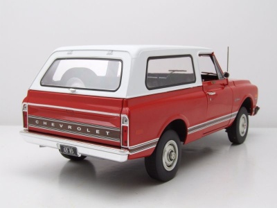 Chevrolet K5 Blazer 1969 rotorange weiß Modellauto...