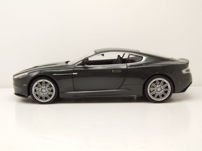 Aston Martin DBS 2007 - 2012 anthrazit James Bond Quantum of Solace Modellauto 1:18 Auto World