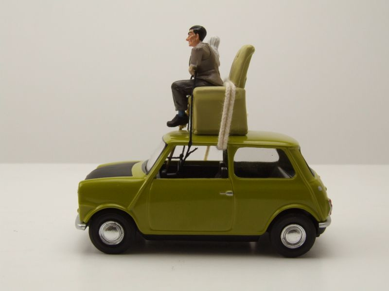 Modellauto Mini Cooper limonen grün Mr. Bean Do it yourself 1:36