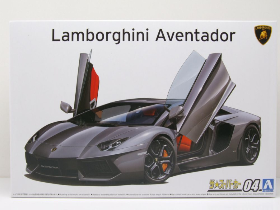 Lamborghini Aventador LP700-4 Kunststoffbausatz 1:24 Aoshima