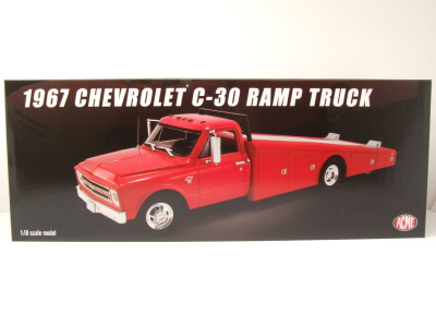 Chevrolet C-30 Ramp Truck 1967 rot Modellauto 1:18 Acme