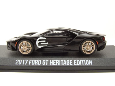 Ford GT 2017 66 Heritage Edition #2 schwarz Barret Jackson Auction Modellauto 1:43 Greenlight Collectibles