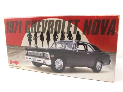 Chevrolet Nova 1971 matt schwarz Death Proof Modellauto 1:18 GMP