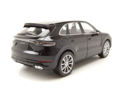 Porsche Cayenne Turbo 2018 schwarz Modellauto 1:24 Welly