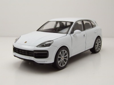 Porsche Cayenne Turbo 2018 weiß Modellauto 1:24 Welly