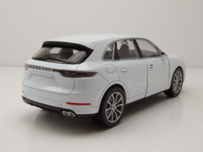 Porsche Cayenne Turbo 2018 weiß Modellauto 1:24 Welly