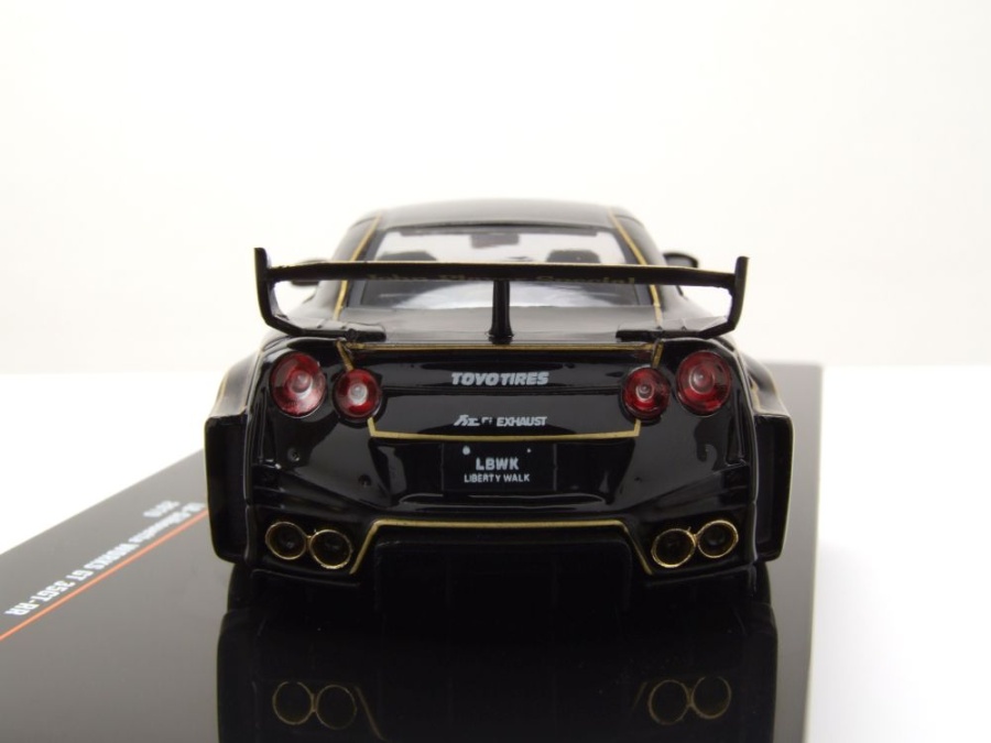 NISSAN 35GT-RR LB SILHOUETTE WORKS GT 2019 JPS BLACK 1:43 Ixo Model Die Cast