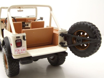 Jeep CJ-7 1979 weiß Dixie Dukes of Hazzard ähnlich Modellauto 1:18 Greenlight Collectibles