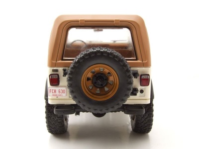 Jeep CJ-7 1979 weiß Dixie Dukes of Hazzard ähnlich Modellauto 1:18 Greenlight Collectibles