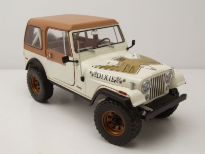 Jeep CJ-7 1979 weiß Dixie Dukes of Hazzard ähnlich Modellauto 1:18 Greenlight Collectibles