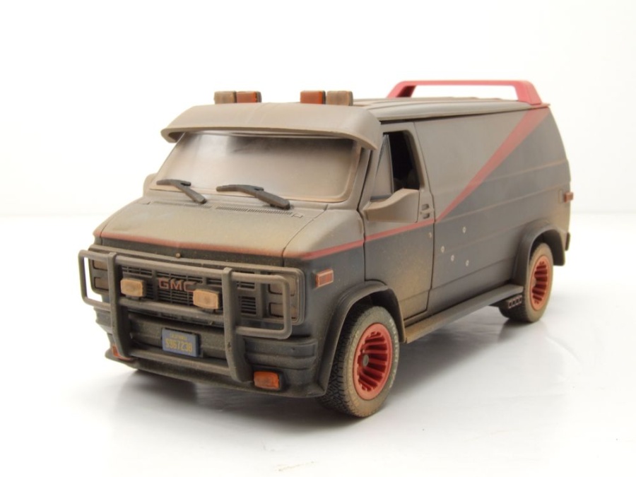 Generisch GMC Vandura The A-Team Schwarz mit Grün 1968-1996
