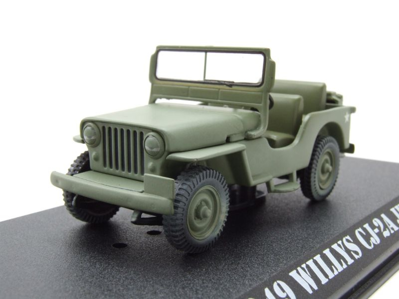 Willys CJ-2A Jeep US Army 1949 olivgrün MASH Modellauto...