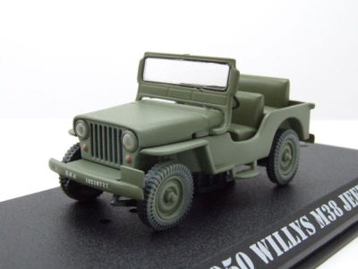 Willys M38 Jeep US Army 1950 olivgrün MASH Modellauto 1:43 Greenlight Collectibles