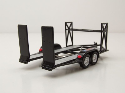 Trailer Anhänger Chevrolet schwarz für 1:43...