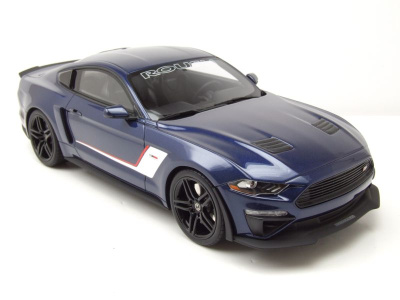 Roush Stage 3 Ford Mustang 2019 dunkelblau Modellauto 1:18 GT Spirit US Exclusive
