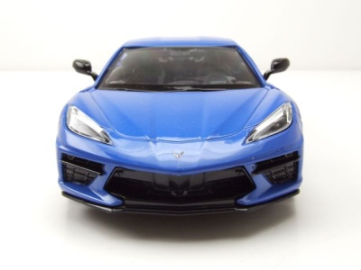 Chevrolet Corvette Stingray C8 2020 blau metallic Modellauto 1:24 Motormax