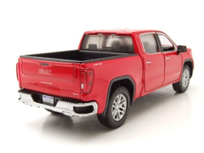 GMC Sierra 1500 SLT Crew Cab Pick Up 2019 rot Modellauto 1:24 Motormax