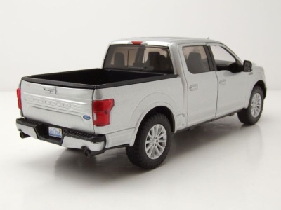 Ford F-150 Limited Crew Cab Pick Up 2019 silber Modellauto 1:24 Motormax