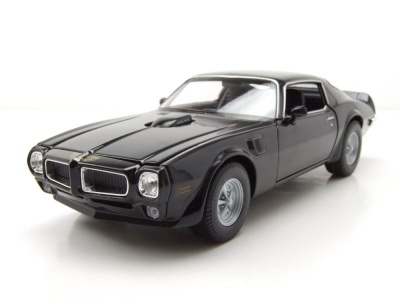 Pontiac Firebird Trans Am 1972 schwarz Modellauto 1:24 Welly