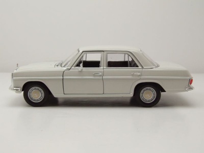 Mercedes 220 Strichacht /8 W114 1968 weiß Modellauto 1:24 Welly