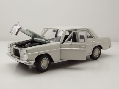 Mercedes 220 Strichacht /8 W114 1968 weiß Modellauto 1:24 Welly
