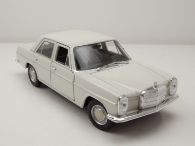 Mercedes 220 Strichacht /8 W114 1968 weiß Modellauto 1:24 Welly