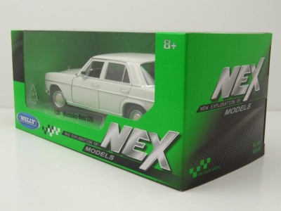 Mercedes 220 Strichacht /8 W114 1968 weiß Modellauto 1:24 Welly