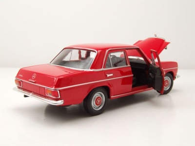 Mercedes 220 Strichacht /8 W114 1968 rot Modellauto 1:24 Welly