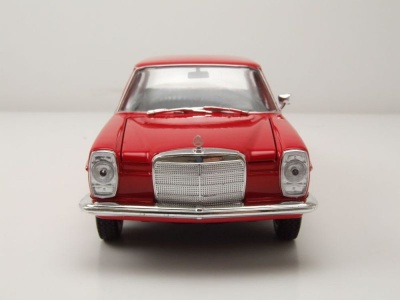 Mercedes 220 Strichacht /8 W114 1968 rot Modellauto 1:24 Welly