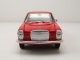 Mercedes 220 Strichacht /8 W114 1968 rot Modellauto 1:24 Welly