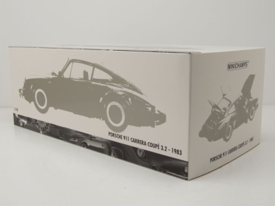Porsche 911 Carrera Coupe 3.2 1983 weiß Modellauto 1:18 Minichamps
