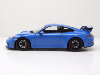Porsche 911 (991) GT3 2018 blau Modellauto 1:18 Minichamps